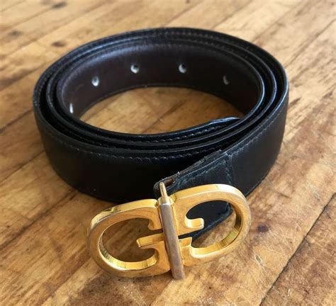 vintage gucci belt reversible two tone|Gucci reversible belt women's.